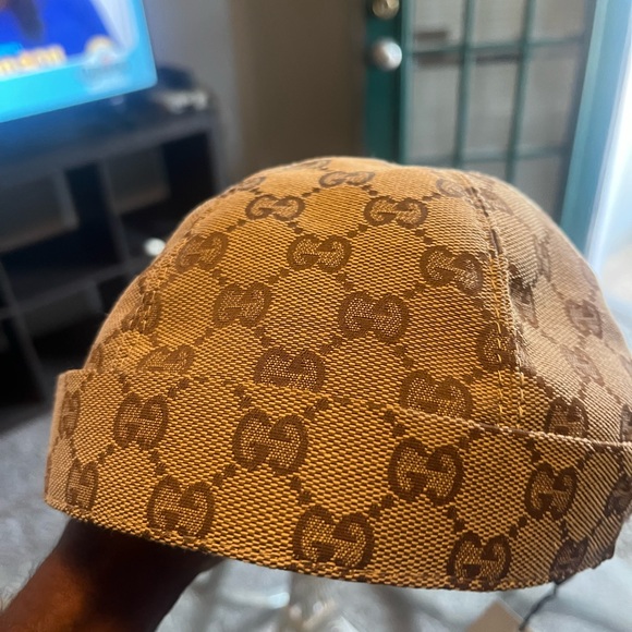 Gucci Brown Monogram Hat - Picture 9 of 9